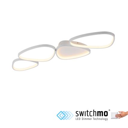 Schöner Wohnen 14039-16 - Ściemnialna oprawa sufitowa LED PEBBLES LED/35,5W/230V biała