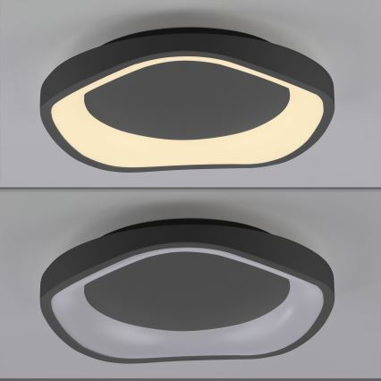 Schöner Wohnen 14233-18 - ściemnialna lampa sufitowa LED MONTA LED/21W/230V, śr. 40 cm, czarna