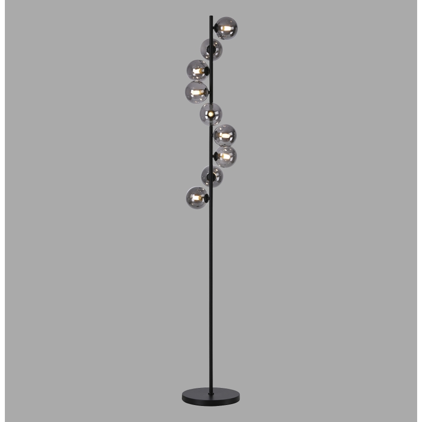 Schöner Wohnen 14506-18 - Lampa stojąca LED DUBAI 9xG9/3W/230V czarna/przydymiona