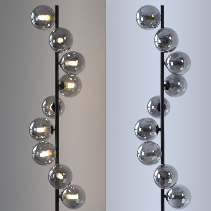 Schöner Wohnen 14506-18 - Lampa stojąca LED DUBAI 9xG9/3W/230V czarna/przydymiona