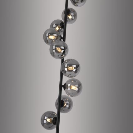 Schöner Wohnen 14506-18 - Lampa stojąca LED DUBAI 9xG9/3W/230V czarna/przydymiona