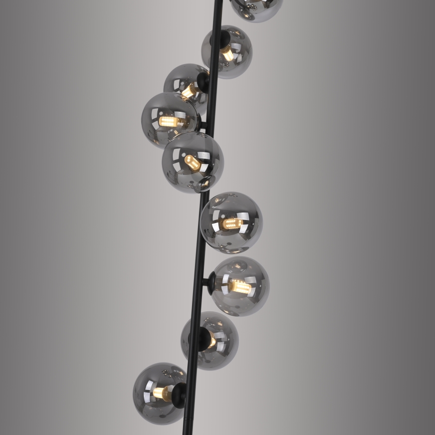 Schöner Wohnen 14506-18 - Lampa stojąca LED DUBAI 9xG9/3W/230V czarna/przydymiona