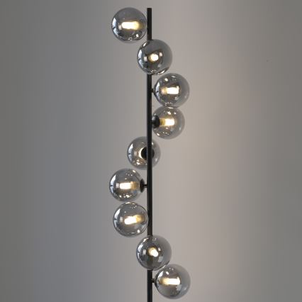 Schöner Wohnen 14506-18 - Lampa stojąca LED DUBAI 9xG9/3W/230V czarna/przydymiona