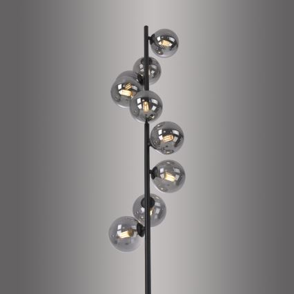 Schöner Wohnen 14506-18 - Lampa stojąca LED DUBAI 9xG9/3W/230V czarna/przydymiona