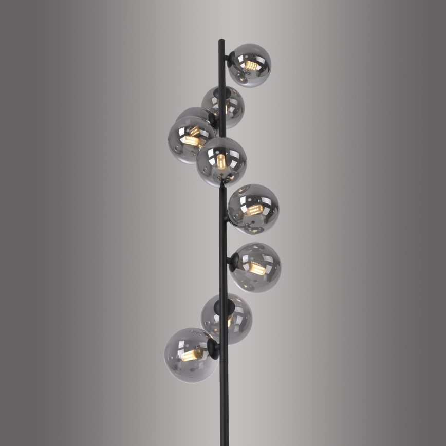 Schöner Wohnen 14506-18 - Lampa stojąca LED DUBAI 9xG9/3W/230V czarna/przydymiona