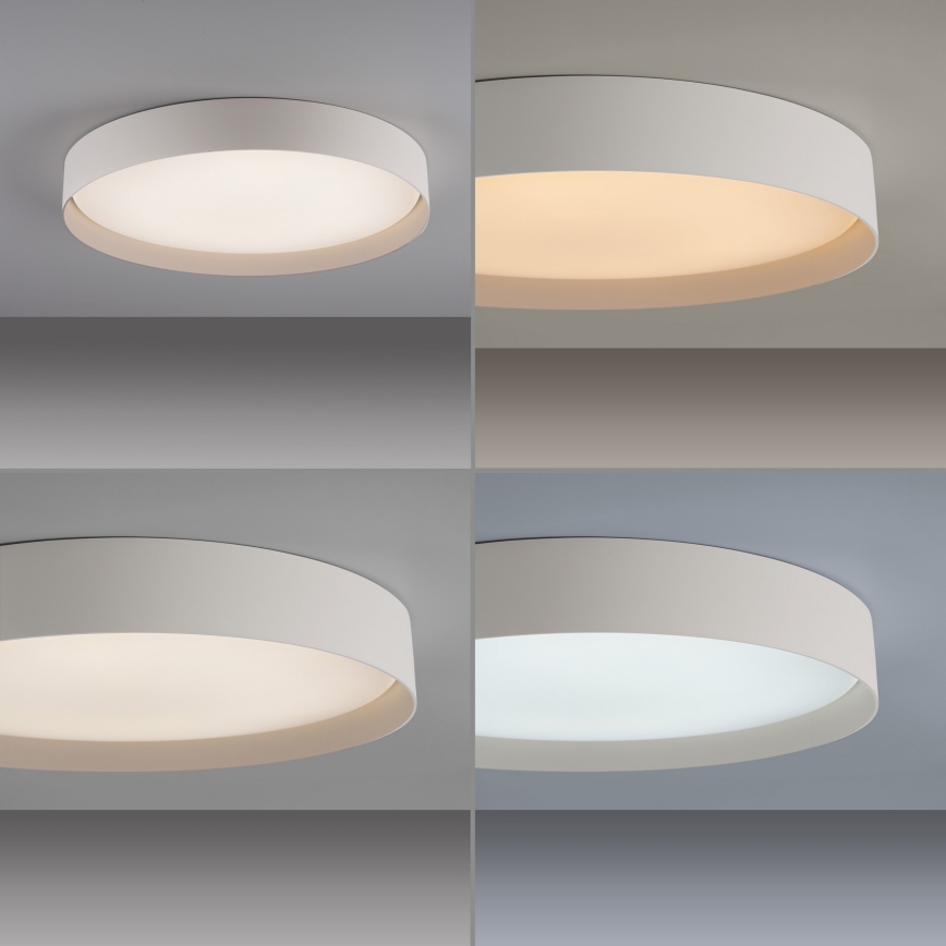 Schöner Wohnen 14595-39 - ściemnialna lampa sufitowa TAVOLI LED/34W/230V 2700-6500K Ø 49 cm szara + pilot zdalnego sterowania