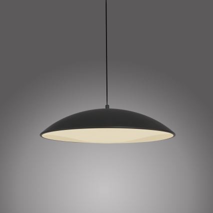 Schöner Wohnen 14606-18 - Ściemnialna lampa wisząca LED na lince LENTE LED/17W/230V Ø 40 cm czarna