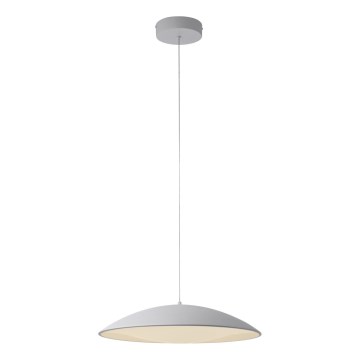 Schöner Wohnen 14607-16 - ściemnialna lampa wisząca na lince LENTE LED/23W/230V Ø 50 cm biała