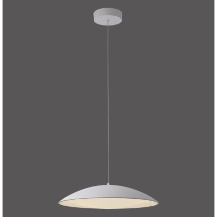 Schöner Wohnen 14607-16 - ściemnialna lampa wisząca na lince LENTE LED/23W/230V Ø 50 cm biała