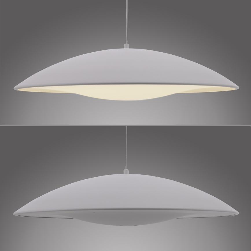 Schöner Wohnen 14607-16 - ściemnialna lampa wisząca na lince LENTE LED/23W/230V Ø 50 cm biała