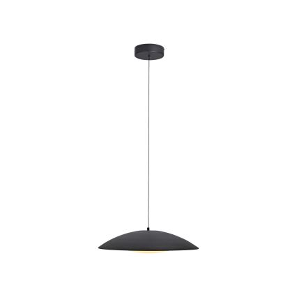 Schöner Wohnen 14607-18 - ściemnialna lampa wisząca na lince LENTE LED/23W/230V średnica 50 cm czarna