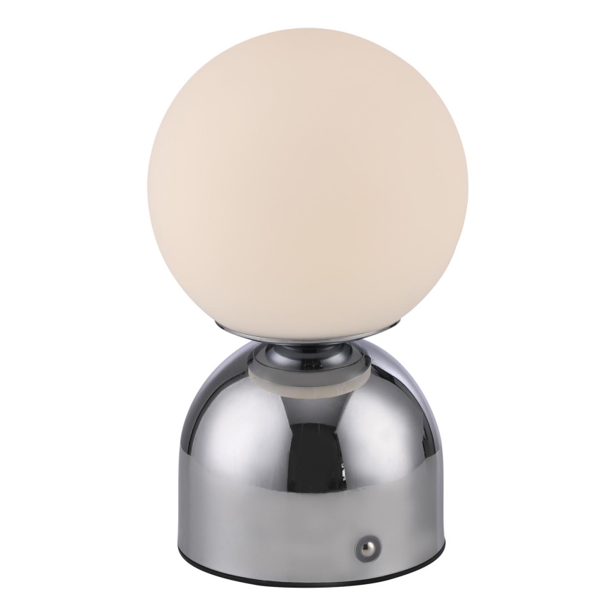 Schöner Wohnen 19218-17 - LED ściemniana dotykowa ładowalna lampa stołowa RUDI LED/1,2W/5V 3000-6000K 1200 mAh błyszczący chrom