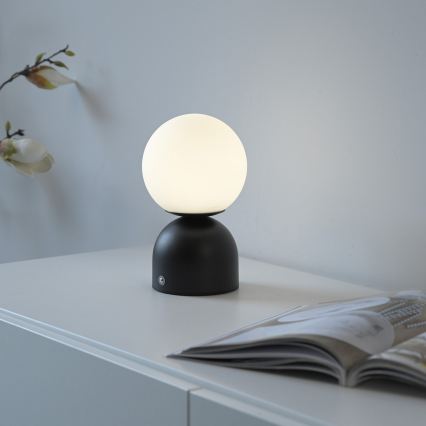 Schöner Wohnen 19218-18 - LED dotykowo ściemniana ładowalna lampa biurkowa RUDI LED/1,2W/5V 3000-6000K 1200 mAh czarna