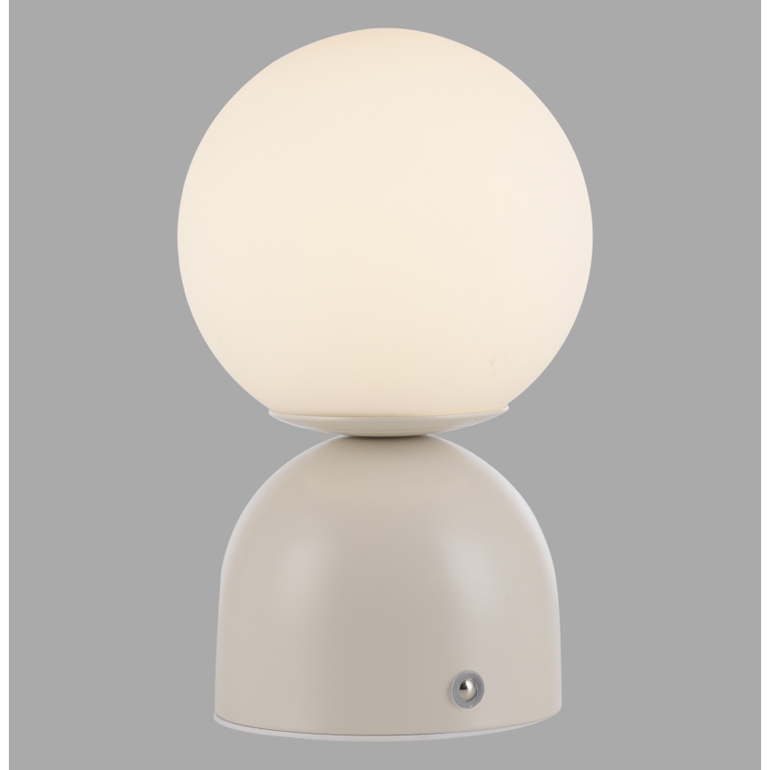 Schöner Wohnen 19218-39 - Ściemniana dotykowa ładowalna lampa stołowa RUDI LED/1,2W/5V 3000-6000K 1200 mAh szara