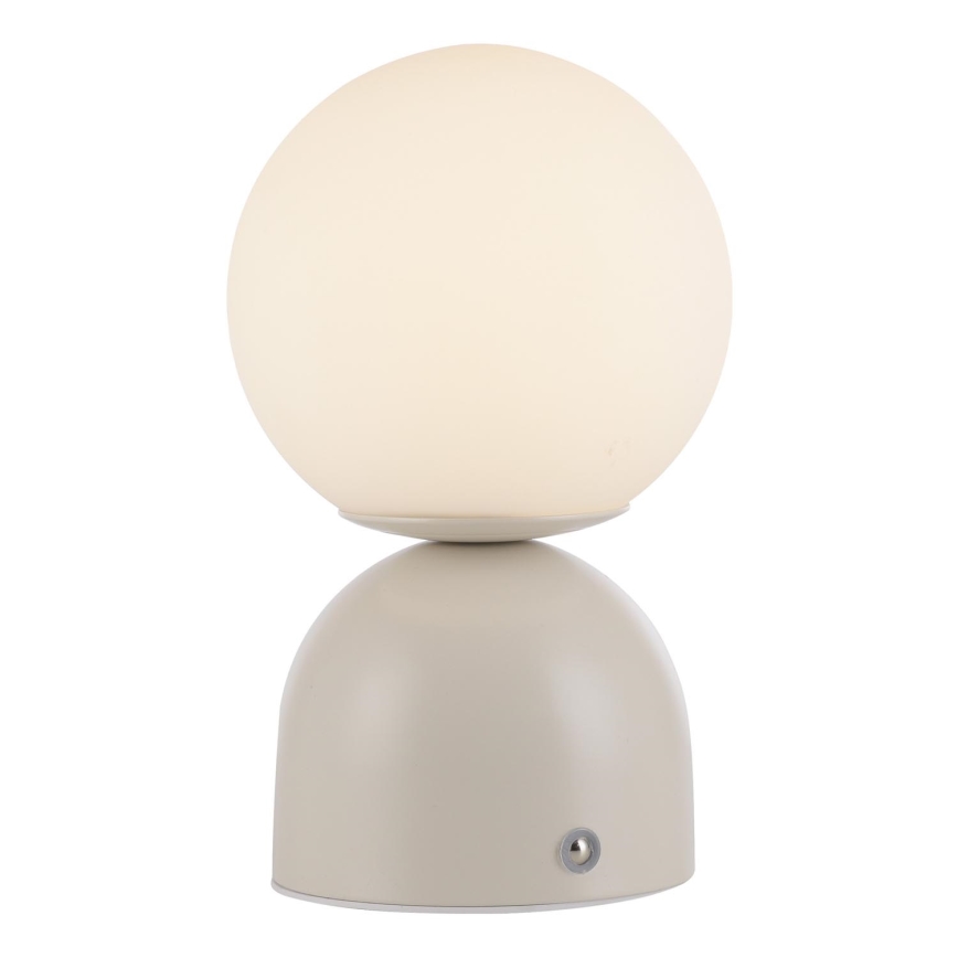 Schöner Wohnen 19218-39 - Ściemniana dotykowa ładowalna lampa stołowa RUDI LED/1,2W/5V 3000-6000K 1200 mAh szara