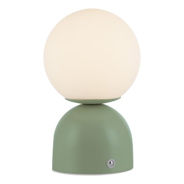 Schöner Wohnen 19218-43 - ściemniana, sterowana dotykowo, ładowalna lampka stołowa LED RUDI LED/1,2 W/5 V 3000–6000 K 1200 mAh zielona