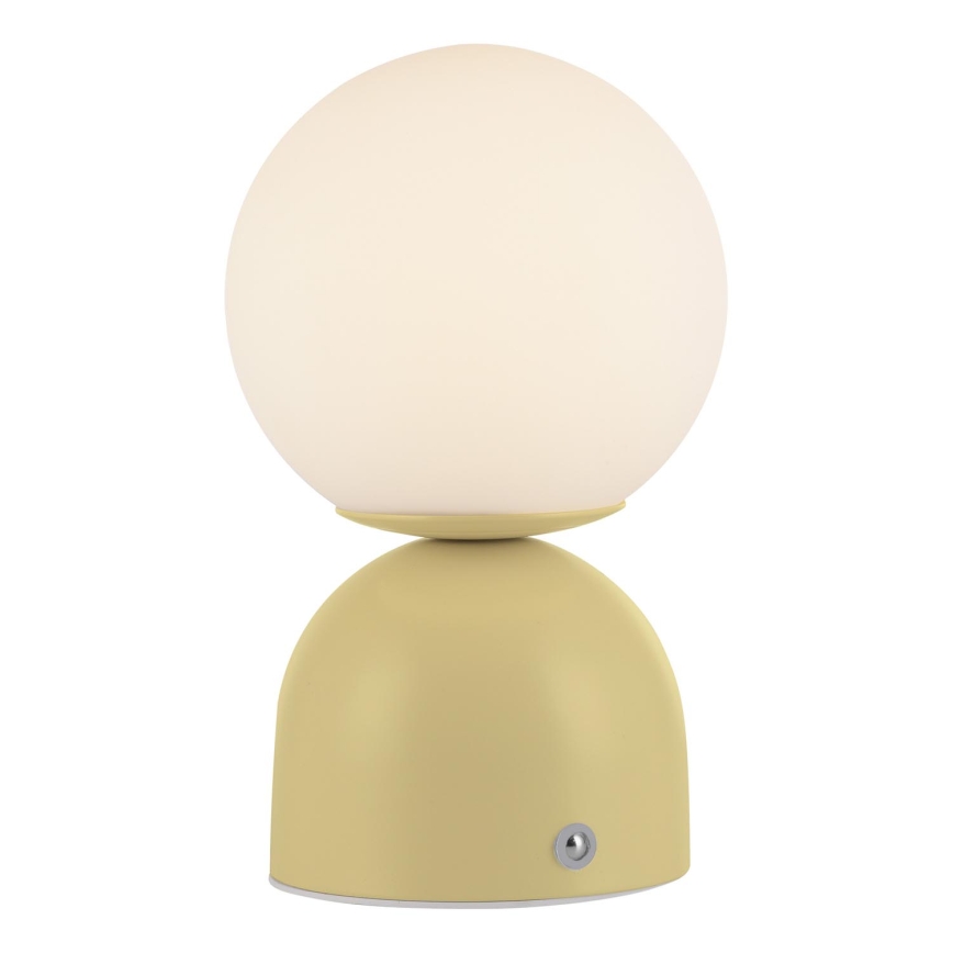 Schöner Wohnen 19218-81 - Dotykowa, ściemnialna ładowalna lampa stołowa LED RUDI LED/1,2W/5V 3000-6000K 1200 mAh żółta