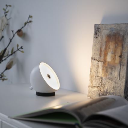 Schöner Wohnen 19244-16 - Zewnętrzna, ładowalna, dotykowa, ściemniana lampa stołowa LED BELLIS LED/2,5W/5V 2600 mAh IP54 biała