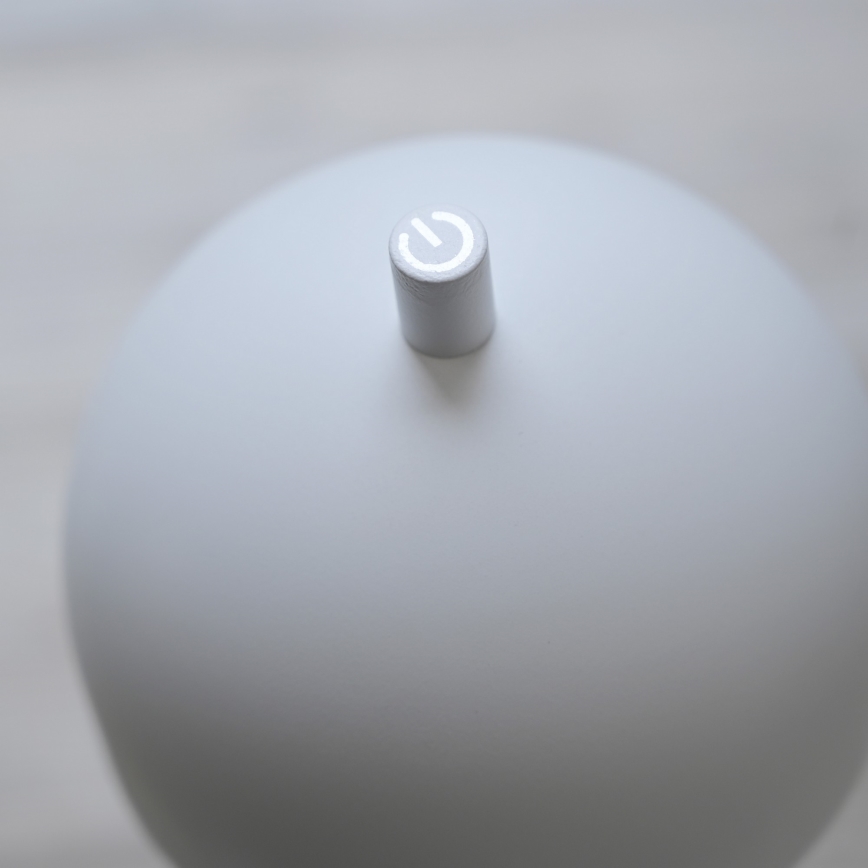 Schöner Wohnen 19244-16 - Zewnętrzna, ładowalna, dotykowa, ściemniana lampa stołowa LED BELLIS LED/2,5W/5V 2600 mAh IP54 biała