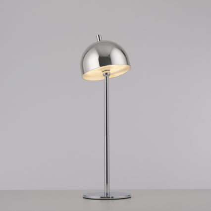 Schöner Wohnen 19244-17 - Ściemniana dotykowa ładowalna zewnętrzna lampa stołowa BELLIS LED/2,5W/5V 2600 mAh IP54 błyszczący chrom