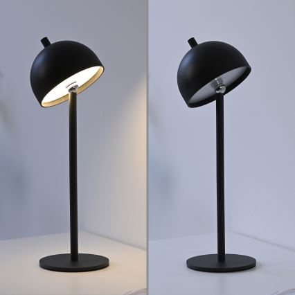 Schöner Wohnen 19244-18 - ściemniana, dotykowa, ładowalna lampa stołowa zewnętrzna LED BELLIS LED/2,5 W/5 V 2600 mAh IP54 czarna