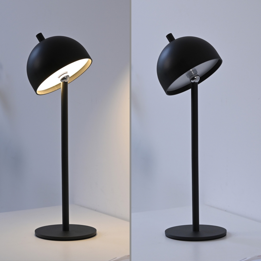 Schöner Wohnen 19244-18 - ściemniana, dotykowa, ładowalna lampa stołowa zewnętrzna LED BELLIS LED/2,5 W/5 V 2600 mAh IP54 czarna