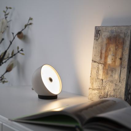 Schöner Wohnen 19244-39 - ściemnialna dotykowa ładowalna zewnętrzna lampa stołowa BELLIS LED/2,5W/5V 2600 mAh IP54 szara