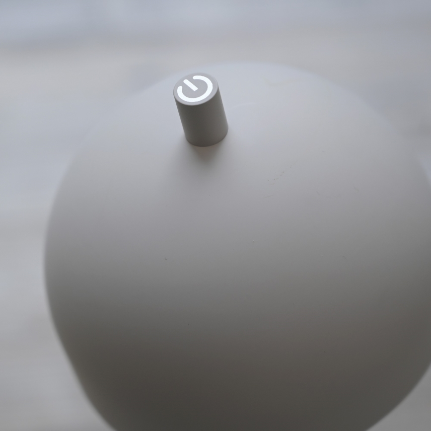 Schöner Wohnen 19244-39 - ściemnialna dotykowa ładowalna zewnętrzna lampa stołowa BELLIS LED/2,5W/5V 2600 mAh IP54 szara