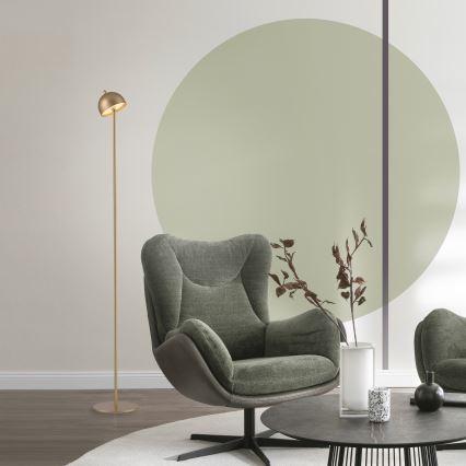 Schöner Wohnen 19245-12 - LED ściemniana dotykowa, ładowalna lampa stojąca zewnętrzna BELLIS LED/2,5W/5V 2600 mAh IP54 złota