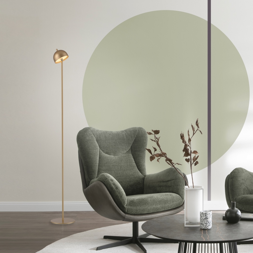 Schöner Wohnen 19245-12 - LED ściemniana dotykowa, ładowalna lampa stojąca zewnętrzna BELLIS LED/2,5W/5V 2600 mAh IP54 złota