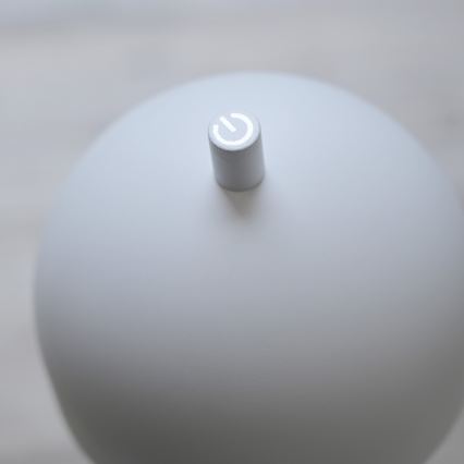 Schöner Wohnen 19245-16 - LED ściemnialna dotykowa ładowalna lampa stojąca zewnętrzna BELLIS LED/2,5W/5V 2600 mAh IP54 biała