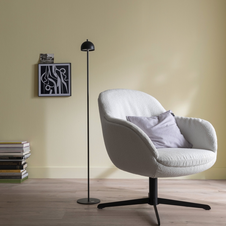 Schöner Wohnen 19245-18 - LED, ściemniana, dotykowa, ładowalna zewnętrzna lampa stojąca BELLIS LED/2,5W/5V 2600 mAh IP54 czarna