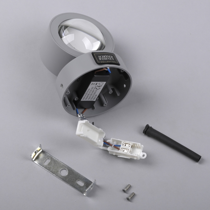 Schöner Wohnen 19331-21 - Kinkiet LED CHIA 2xLED/2W/230V antracyt