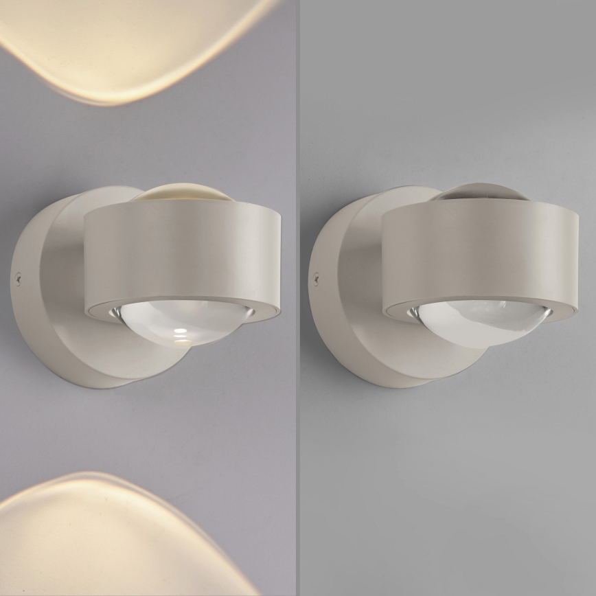 Schöner Wohnen 19331-39 - Kinkiet LED CHIA, 2 x LED / 2 W / 230 V, szary