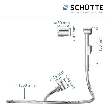 Schütte 78016 - Słuchawka umywalkowa, chrom błyszczący