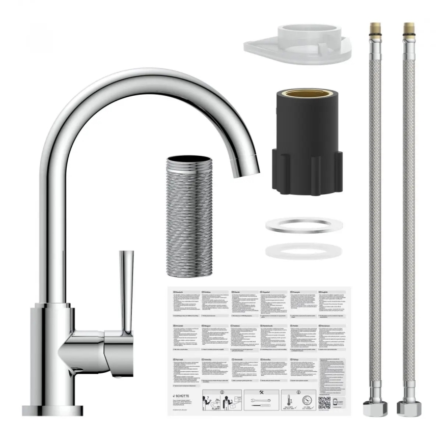 Schütte 79116 - Bateria zlewozmywakowa CORNWALL chrom błyszczący