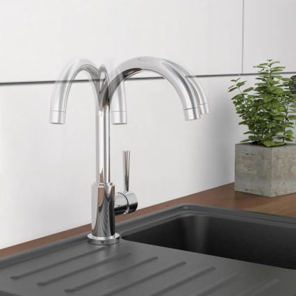 Schütte 79119 - Bateria zlewozmywakowa CORNWALL, chrom błyszczący