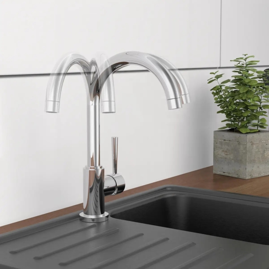 Schütte 79119 - Bateria zlewozmywakowa CORNWALL, chrom błyszczący