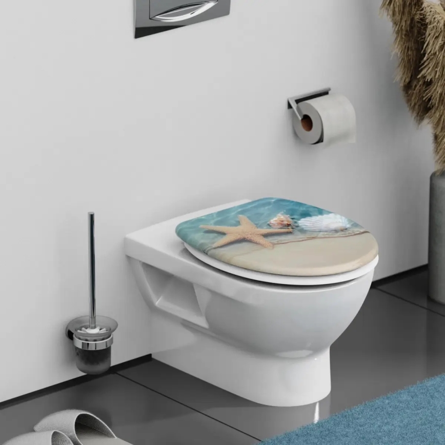 Schütte 82196 - Deska sedesowa BEACH SoftClose z duroplastu