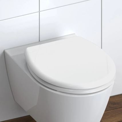 Schütte 82300-A - Deska sedesowa BIAŁA z cichym domykaniem, duroplast