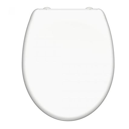 Schütte 82300-A - Deska sedesowa BIAŁA z cichym domykaniem, duroplast