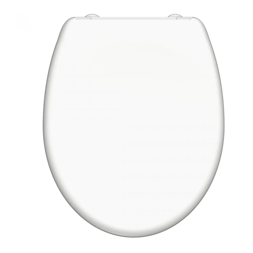 Schütte 82300-A - Deska sedesowa BIAŁA z cichym domykaniem, duroplast
