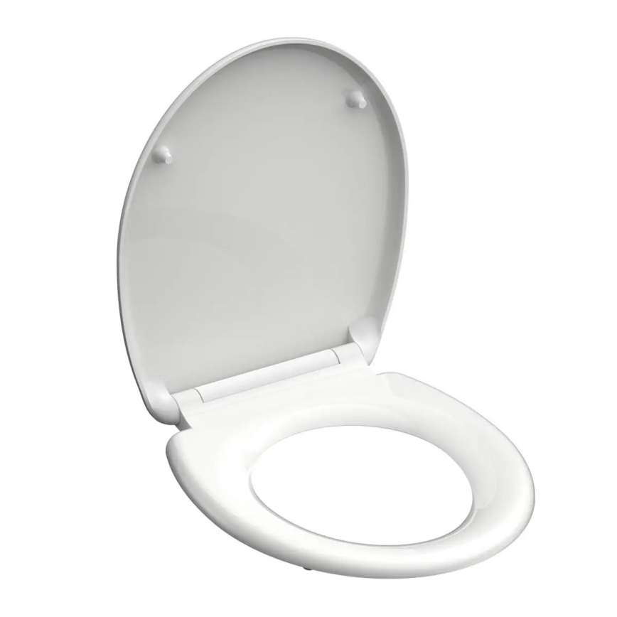 Schütte 82300-A - Deska sedesowa BIAŁA z cichym domykaniem, duroplast