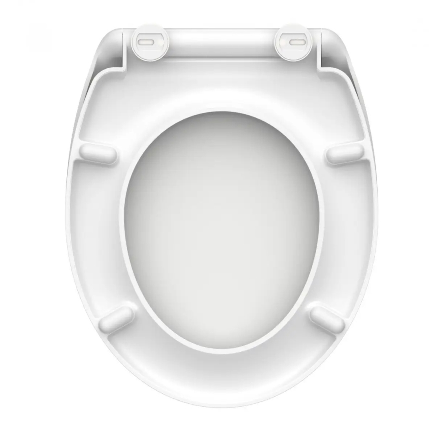 Schütte 82300-A - Deska sedesowa BIAŁA z cichym domykaniem, duroplast