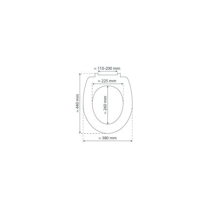 Schütte 84100-A - Deska sedesowa BIAŁA z mechanizmem SoftClose, wykonana z MDF