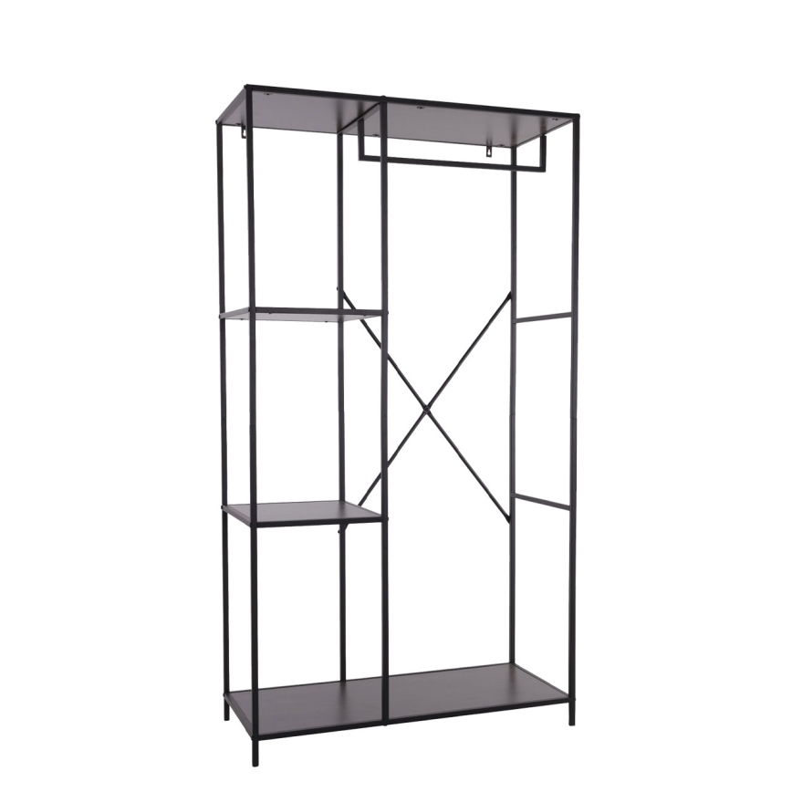 Ścianka do przedpokoju CARLO 167x90 cm czarna