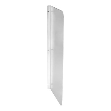 Ścianka między pisuarami 3x80 cm stal nierdzewna/srebrna