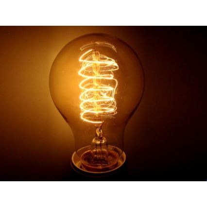 Ściemnialna dekoracyjna żarówka przemysłowa SELEBY A23 E27/60W/230V 2200K