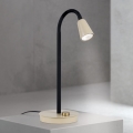 Ściemnialna giętka lampka biurkowa DOTTY 1xGU10/10W/230V beżowa/czarna