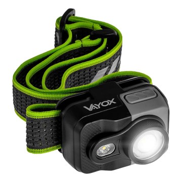 Ściemnialna ładowalna czołówka LED/10W/5V/3xAAA IP66 800 lm 1000 mAh